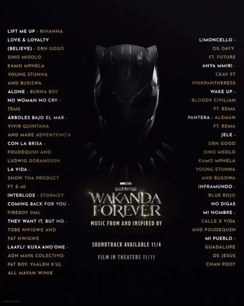 Burna Boy, Fireboy, Tems, Rema, And Ckay Perform On The “Black Panther: Wakanda Forever” Soundtrack. 24 image 13