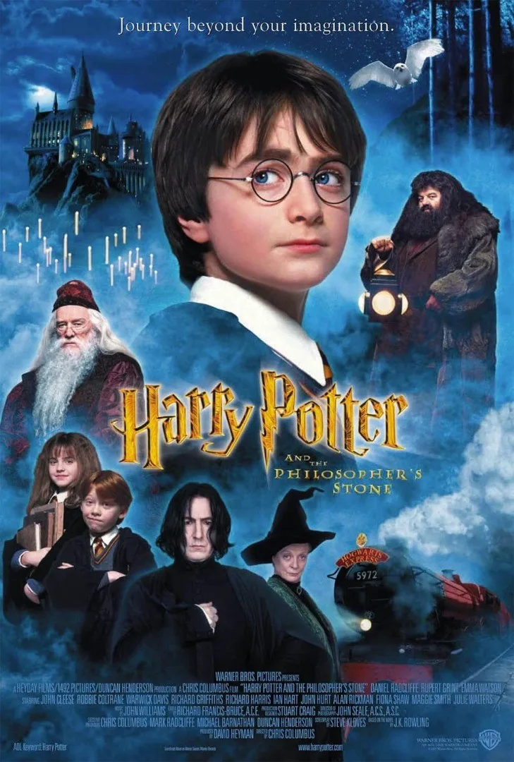 Harry Potter is a film series based on the eponymous novels by J. K. Rowling. The series is distributed by Warner Bros. and consists of eight fantasy films, beginning with Harry Potter and the Philosopher's Stone and culminating with Harry Potter and the Deathly Hallows