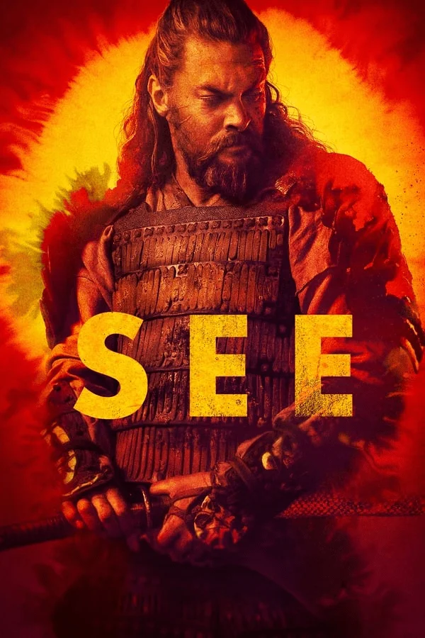 In the movie, See - In the far future, humankind has lost its sense of sight; the father of twins who are born with the mythic ability to see must protect his tribe against a threatened queen.