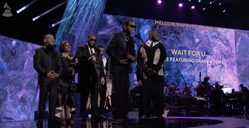 Tems Wins Her First Ever Grammy Award 19 Tems, the talented vocalist, has established a new record for Nigerian music at the 65th annual Grammy Awards in 2023.Tems accomplished and made another milestone for Nigerian music at the 65th Grammy Awards in 2023, beating out famous performers such as to win her maiden grammy award and becoming the first female Nigerian musician to do so.The singer, who received three Grammy nominations for her immense contribution to the smashing hit 'Wait For U' by Future featuring Drake and herself, received a Grammy award in the 'Best Melodic Rap Performance' category for her vocal and writing contribution to the smashing hit 'Wait For U' by Future featuring Drake and herself.
