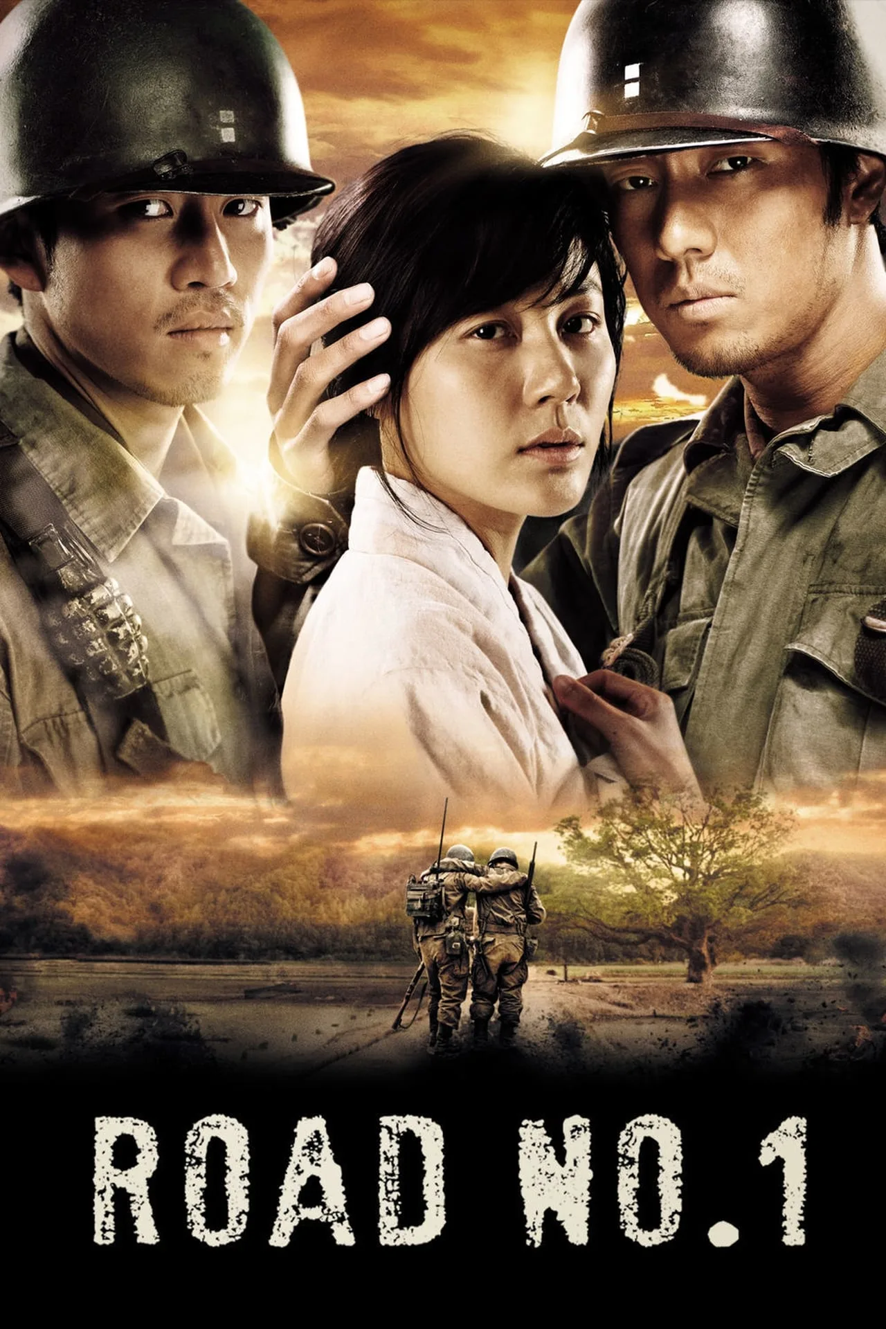 A high-budget war epic, Road Number One commemorates the sixty years that have passed since the Korean War. It’s based around the historical Route 1, a national highway that served as the main passageway between North and South Korea during the outbreak of the Korean War in 1950. Lee Jang Woo, the son of a poor peasant, has been in love with his master’s daughter, Soo Yeon, since childhood. He joins the military in order to put her through medical school and becomes a brilliant officer, leading his men to victory through guerilla warfare. Mistakenly believing that Jang Woo was killed in battle, Soo Yeon becomes engaged to military officer Tae Ho. Jang Woo returns on the eve of their wedding, and the two are briefly, painfully united, but the eruption of war tears them apart once again, forcing him to fight alongside Tae Ho on top of everything. Jang Woo keeps fighting to get back to his love, but the war continues to find new ways to keep them apart. Leading drama stars So Ji Sub and Kim Ha Neul portray star-crossed lovers who are torn apart by war.
