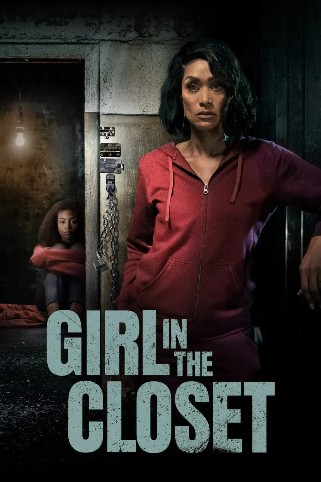 Based on real-life events, Girl In the Closet tells the story of 10 year old Cameron, who, after her mother suffered an aneurysm, was adopted by her Aunt Mia, who already had a husband and daughter of her own. Soon after arriving in her new home, Cameron started hearing strange, ghostly voices at night coming from the basement’s locked door. Little Cameron would soon discover what was actually behind that door, people chained to the wall, innocent victims of her Aunt’s schemes to enrich herself by cashing their benefit checks. It wasn’t long before Cameron was demoted down into the basement herself, where she would stay for the next ten years while police thought she was missing.