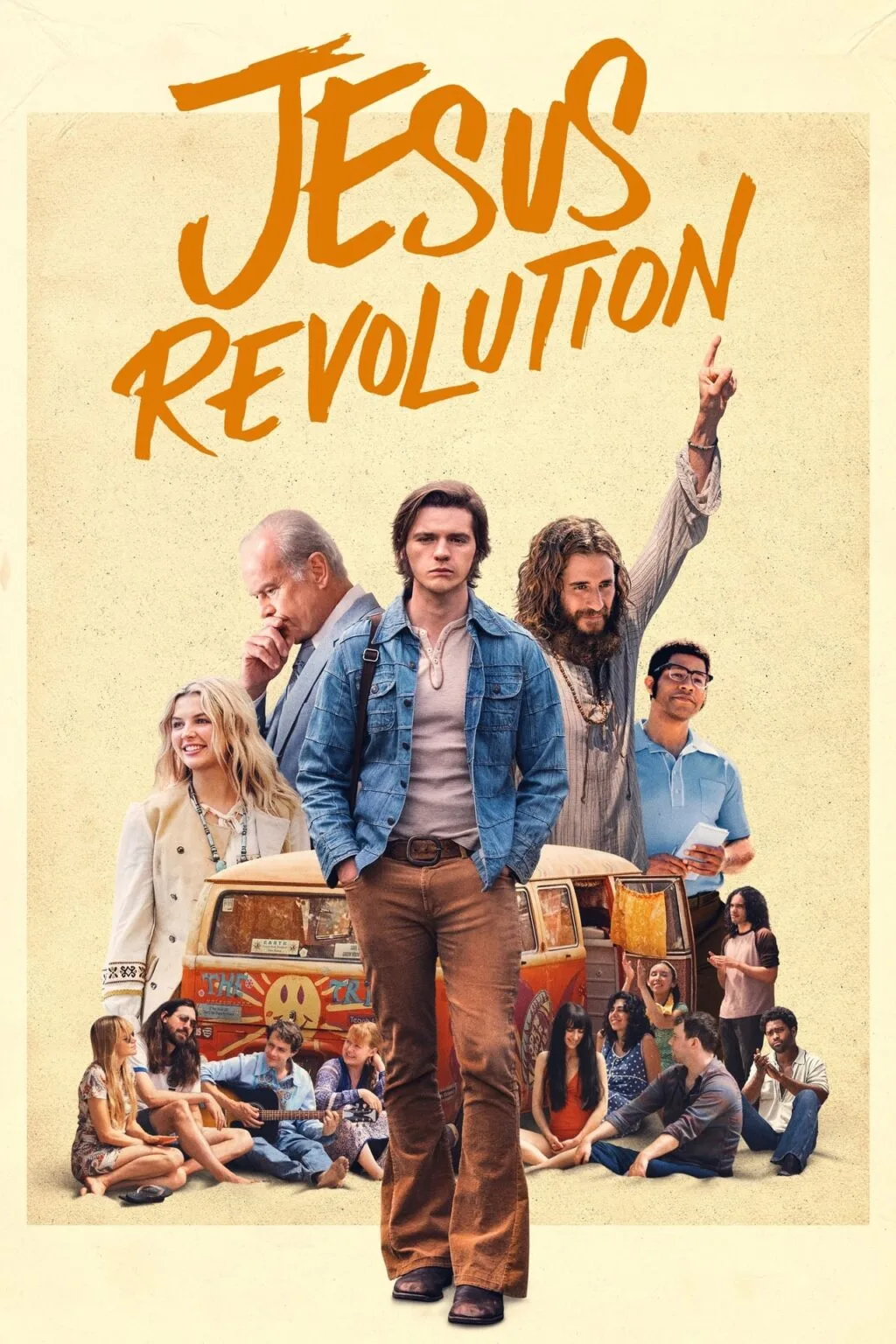In the movie, Jesus Revolution - In the 1970s, Greg Laurie and a sea of young people descend on sunny Southern California to redefine truth through all means of liberation. Inadvertently, Laurie meets a charismatic street preacher and a pastor who open the doors to a church to a stream of wandering youth. What unfolds is a counterculture movement that becomes the greatest spiritual awakening in American history.