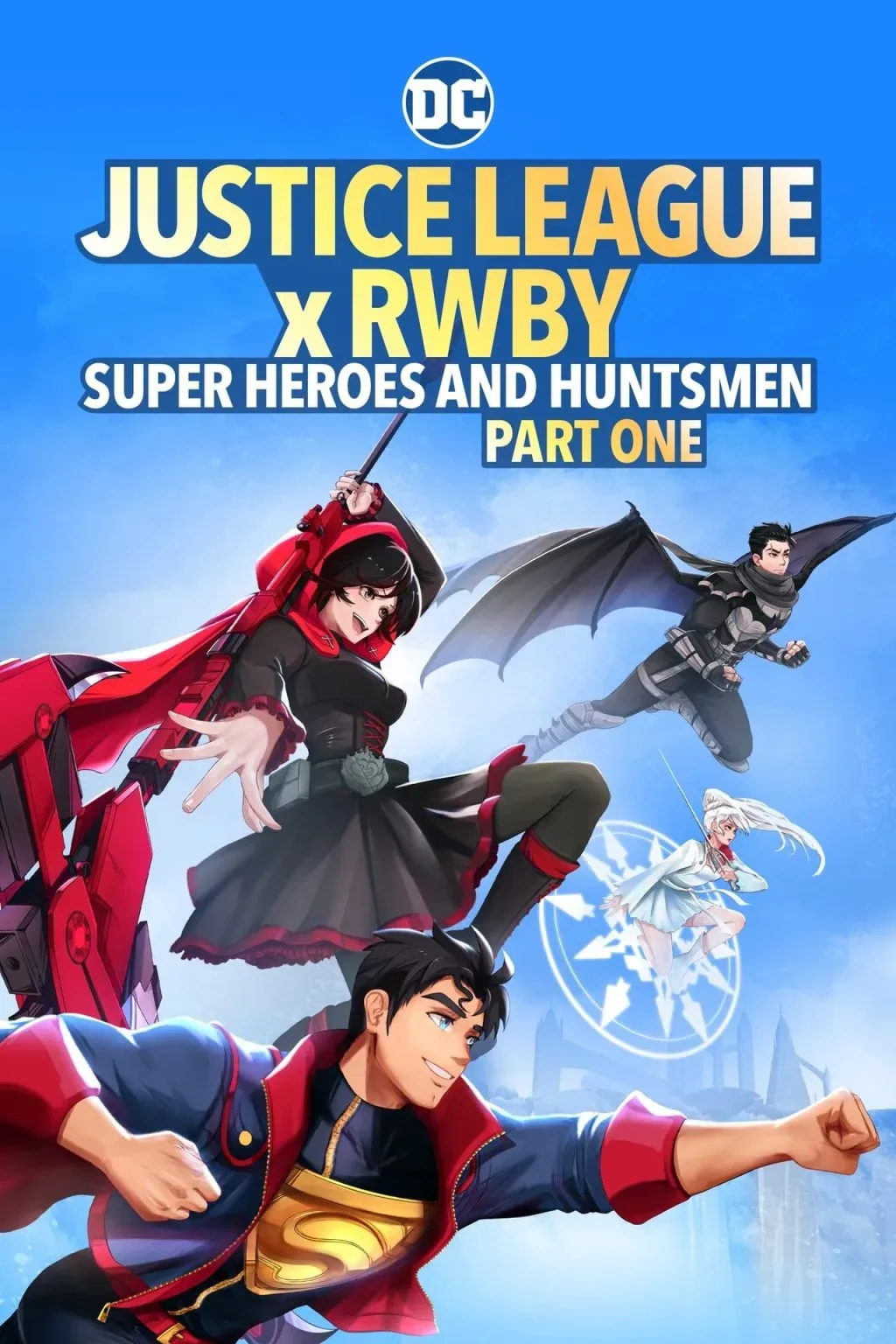 In the movie Justice League x RWBY: Super Heroes & Huntsmen, Part One - Members of the Justice League are transported to the world of Remnant and find themselves turned into teenagers. The Remnant heroes combine forces with the Justice League to uncover why their planet has been mysteriously altered.
