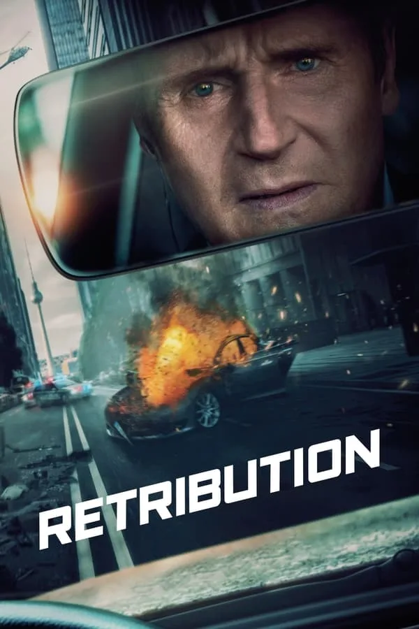In the movie, Retribution - While driving with his two kids, a man receives a phone call from an unknown assailant who claims there is a bomb in the car. Unable to exit the vehicle, he must now follow a series of twisted instructions while trying to figure out how to survive.