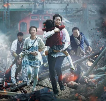 In the movie, Train to Busan - Seok-woo and his daughter are on a train to Busan on the latter's birthday to see his wife. However, the journey turns into a nightmare when they are trapped amidst a zombie outbreak in South Korea.