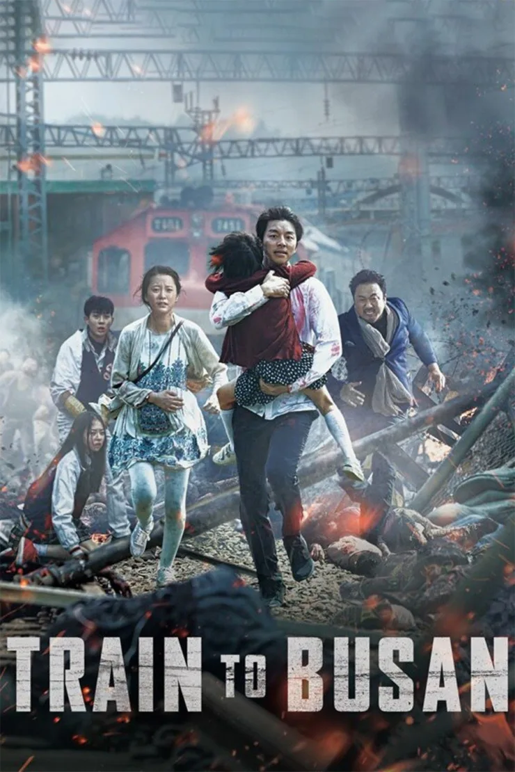 In the movie, Train to Busan - Seok-woo and his daughter are on a train to Busan on the latter's birthday to see his wife. However, the journey turns into a nightmare when they are trapped amidst a zombie outbreak in South Korea.