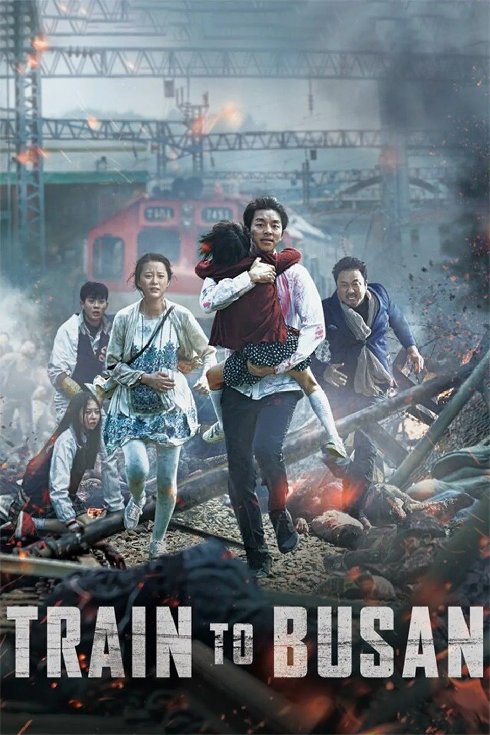 In the movie, Train to Busan - Seok-woo and his daughter are on a train to Busan on the latter's birthday to see his wife. However, the journey turns into a nightmare when they are trapped amidst a zombie outbreak in South Korea.