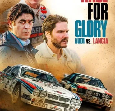 In the movie, Race for Glory Audi vs Lancia - Inspired by true events that occurred during the fierce rivalry between Germany (Audi) and Italy (Lancia) at the 1983 Rally World Championships.