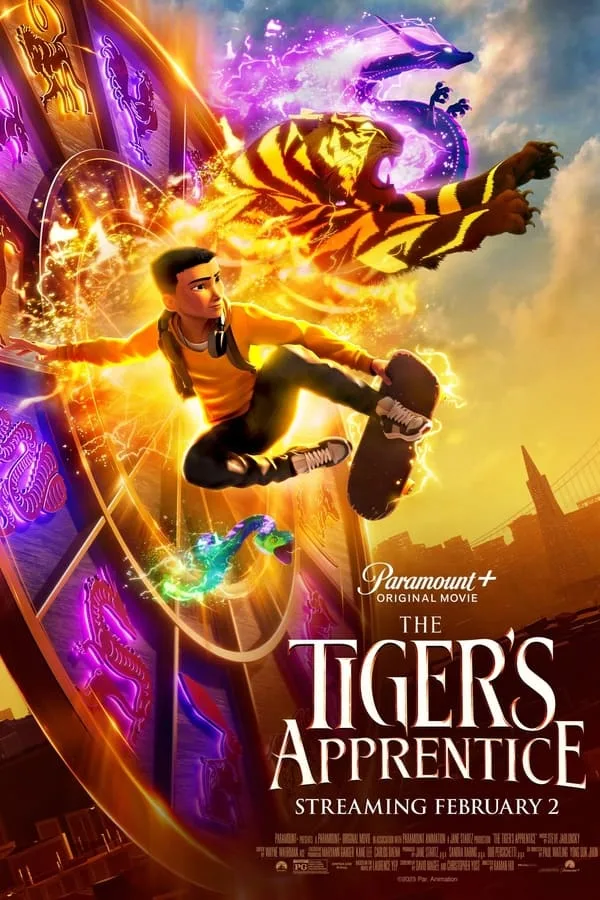 thetigersapprenticehollywoodmovie Critic Circle The Tigers ApprenticeIn the movie, The Tiger's Apprentice - A young boy in San Francisco meets a talking tiger named Mr. Hu and discovers he's the latest in a long line of guardians who protect an ancient phoenix from evildoers.