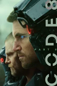 In the movie, Code 8 Part II - In a world where superpowered people are heavily policed by robots, an ex-con teams up with a drug lord he despises to protect a teen from a corrupt cop.