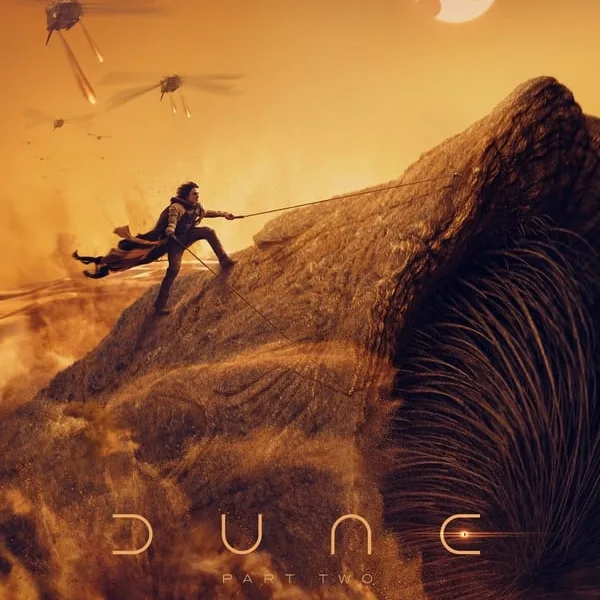 In the movie, Dune: Part Two - Follow the mythic journey of Paul Atreides as he unites with Chani and the Fremen while on a path of revenge against the conspirators who destroyed his family.