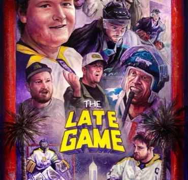 In the movie, The Late Game - After a tough breakup, Riley moves across the country. A late night beer league hockey game could be just what he needs to get out of his rut.