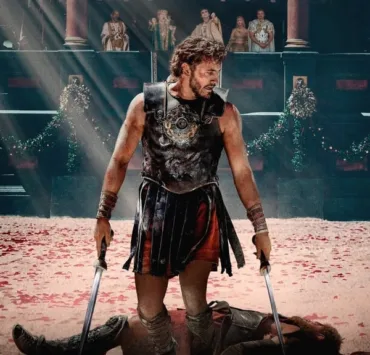In the movie, Gladiator II - Years after witnessing the death of the revered hero Maximus at the hands of his uncle, Lucius is forced to enter the Colosseum after his home is conquered by the tyrannical Emperors who now lead Rome with an iron fist.