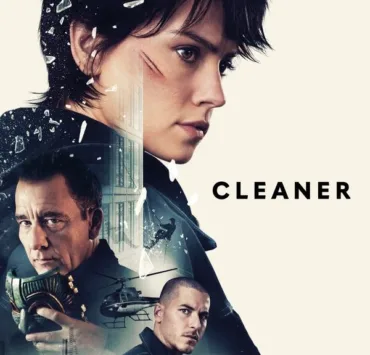 In the movie, Cleaner - When a group of radical activists take over an energy company’s annual gala, seizing 300 hostages, an ex-soldier turned window cleaner suspended 50 storeys up on the outside of the building must save those trapped inside, including her younger brother.